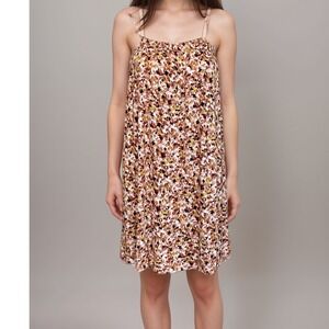 2/$30 Soma Wknd Dress XS Itty Bitty Blooms Sun Soft Jersey Flowy Mini Cottage